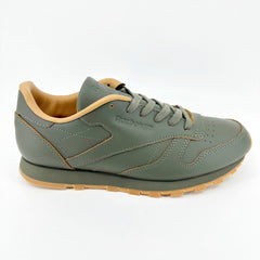 Reebok Classic Leather x Kendrick Lamar Olive Green Gum Kids Sneakers BS7499