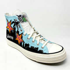 Converse Chinatown Market Chuck 70 Hi Pool Side Black LA Lakers Womens 171242C