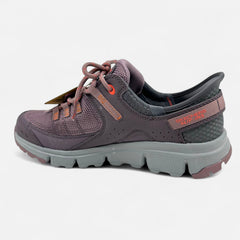 Skechers Summits AT Burgundy Multicolor Womens Athletic Slip Ins Sneaker