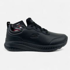 Skechers Squad Chaos SR Rodey Black Womens Electrical Hazard Slip Resistant Sneaker