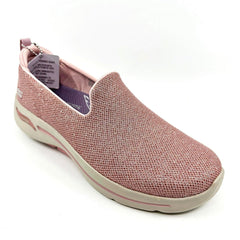 Skechers Go Walk Arch Fit Vividly Mauve Womens Size 9 Slip On Shoes