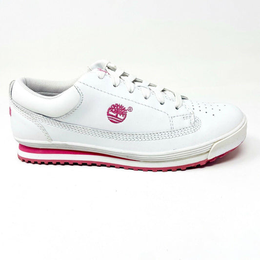 Timberland Timbercourt White Leather Womens Casual Sneakers 18383