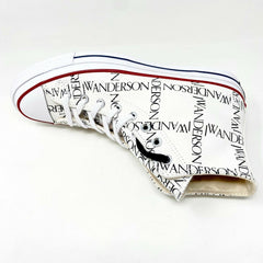 Converse Chuck 70 Hi Grid JW Anderson White Black 160808C Womens Size 7.5