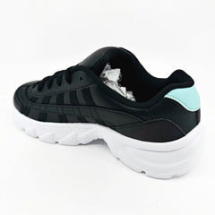 K-Swiss ST229 CMF Black Aruba Blue Silver Womens Size 6.5 Sneakers 96606 012