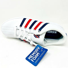 K-Swiss Court Pro II CMF White Corporate Womens Athletic Sneakers 93629 113