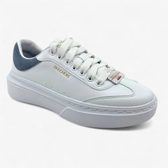 Skechers Cordova Classic Best Behavior White Blue Womens Athletic Sneaker