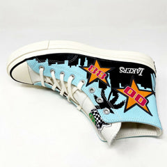Converse Chinatown Market Chuck 70 Hi Pool Side Black LA Lakers Womens 171242C