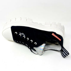 Palladium Revolt LO TX Black White Womens Platform Boots 97243 016