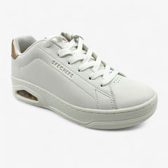 Skechers Uno Court Courted White Womens Athletic Sneaker