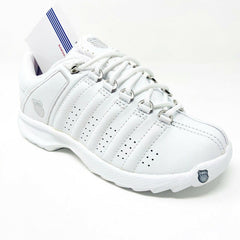 K-Swiss Darwell White Platinum Child Kids Casual Sneakers 5742147