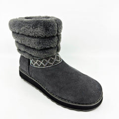 Skechers Keepsakes 2.0 Casual Day Charcoal Womens Size 5 Winter Comfort Boots