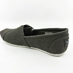 Skechers Bobs Plush Natural Kiss Charcoal Womens Size 7 Casual Flats