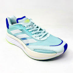 Adidas Adizero Boston 10 Halo Mint Blue White Womens Running Sneaker FZ2496
