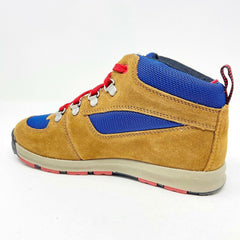 Timberland GT Scramble Mid Wheat Blue Red Kids Nubuck Outdoor Boots 3595R
