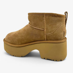 UGG Classic Ultra Mini New Heights Chestnut Womens Size 7 Boot Platform