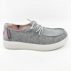 Skechers Skippers Chill Day Gray Kids Girls Size 13 Sneakers