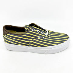 VANS Era 59 (Stripes) Yellow True White Womens Size 5.5 Casual Sneakers