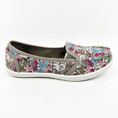 Skechers Bobs B Cute Love Shuffle Taupe Multi Womens Size 6.5 Casual Shoes