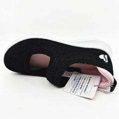 Skechers Ultra Flex Sitten Sweet Black Kids Girls Sneakers