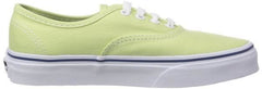 VANS Authentic Lime Green True White Womens Classic Casual Shoes