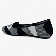 Skechers Cleo 2.0 Lady Sherlock Black White Womens Casual Stretch Fit Flat