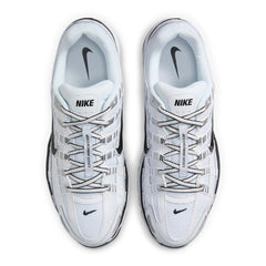Nike P-6000 White Metallic Silver Black