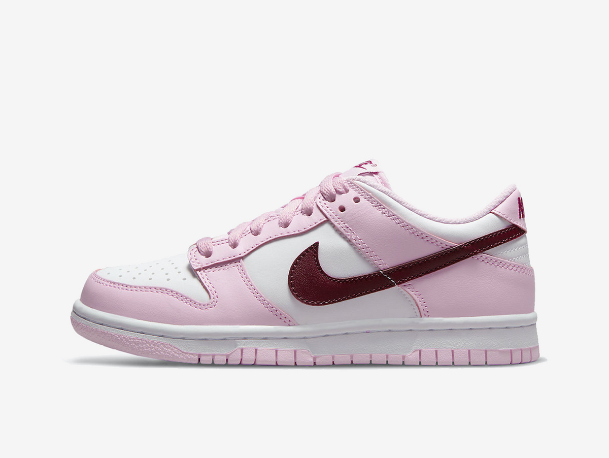 Nike Dunk Low Pink Foam Red White (GS)